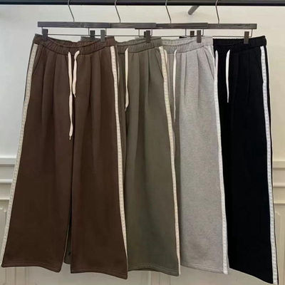 通勤韩国代购松紧腰休闲裤