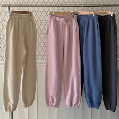 松紧腰百搭韩国长裤加绒休闲裤