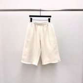 现韩国东大门代购 简约毛边直筒休闲裤 女river2026春季 松紧腰时尚