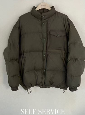 现韩国东大门代购女self service2025冬季舒适百搭高领保暖羽绒服