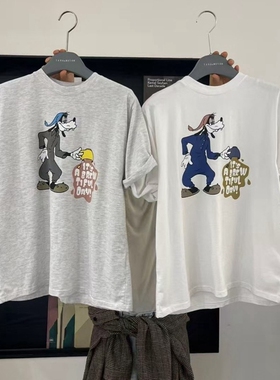 现韩国东大门代购TARA BY MOTION2025秋季款时尚卡通印花短袖T恤