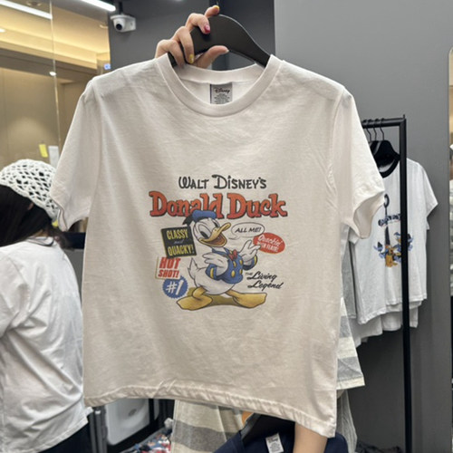 韩国代购百搭卡通印花短袖T恤女