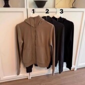 时尚 现韩国东大门代购 Tug2025秋季 百搭立领拉链连帽休闲卫衣外套