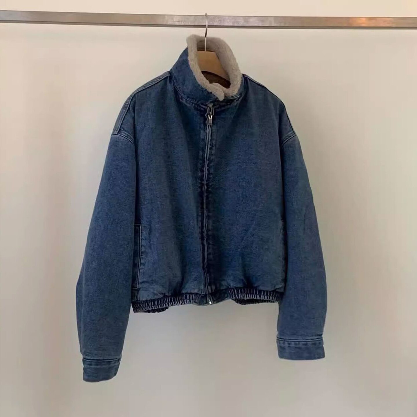 韩国代购复古休闲保暖牛仔外套