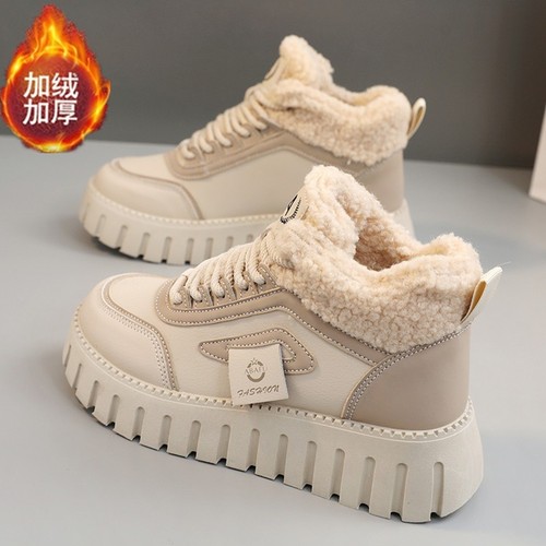 冬季加绒棉鞋防滑雪地靴