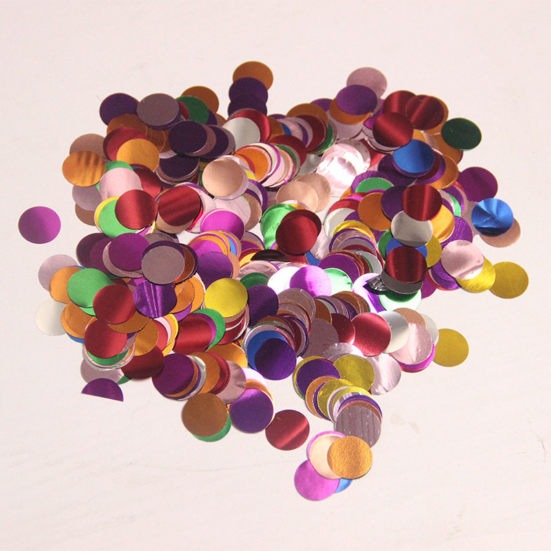 气球波波球圆点纸片1.5cm圆形纸屑填充物10g气球亮片