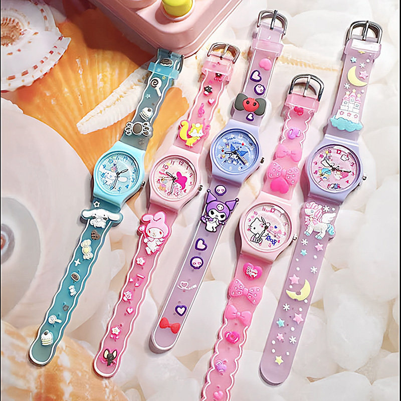 库洛米可爱卡通儿童手表小学生美乐蒂玉桂狗石英表男孩女孩礼物,手表,国产腕表,淘宝优惠券,粉丝福利购,淘宝优惠卷
