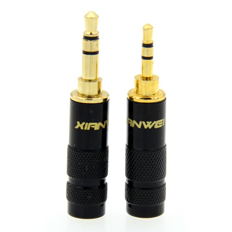发烧2.5转3.5mm转接头耳机音响箱插头手机公对母音频线相机转换器