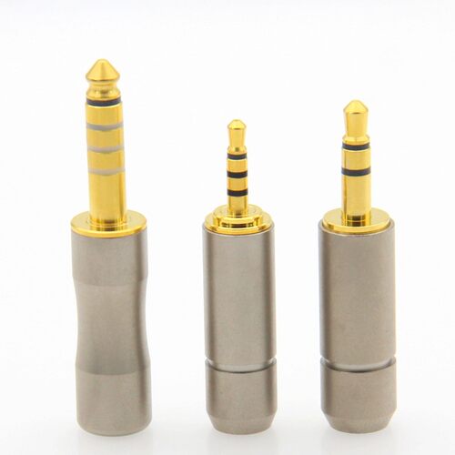 日本Bispa 高硬度铜 OFC 3.5mm 2.5mm 4.4mm 耳机线无氧铜 平衡头