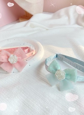 宠物项圈防窒息猫头扣生日双层项链配件配饰宠物狗可调节项圈