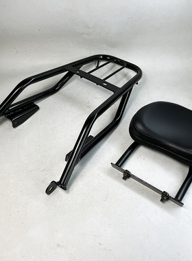 银钢YG150-22大小迷你边三原厂改装烤漆黑色后货架靠背尾架尾箱架