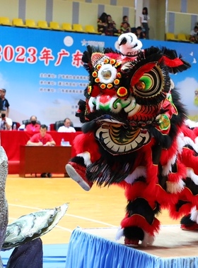 关羽狮 传统醒狮 南狮行龙狮 龙狮用品 舞狮器材 醒狮道具 舞狮子
