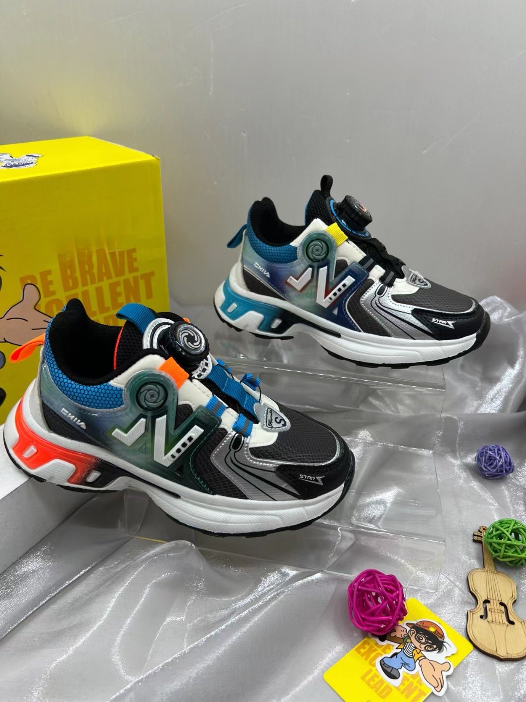 软底童鞋2025春季新品男童皮面运动鞋男童大童旋转扣跑步鞋老爹鞋,童鞋/婴儿鞋/亲子鞋,运动鞋,淘宝优惠券,粉丝福利购,淘宝优惠卷