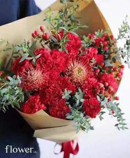 包月鲜花每周一花花点时间花+flowerplus同款网红花重瓣百合绣球