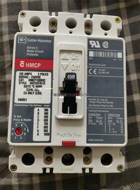 询价伊顿 Cutler-Hammer HMCP  HMCP100R3C 断路器