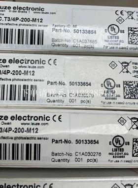 {银河工控}询价PRK3C.T3/4P-200-M12全新原装现货Leuze光电