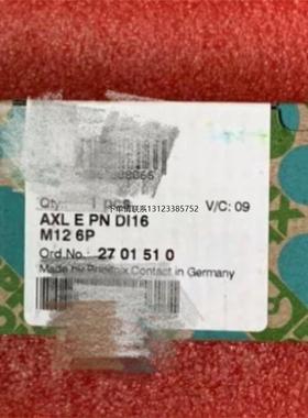询价原装 正品 菲尼克斯数字模块 AXL E PN DI16 M12 6P 订 27015