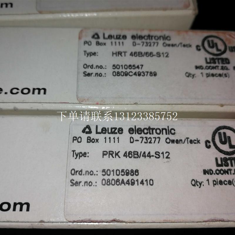 {银河工控}询价PRK 46B/44-S12 光电开关 D-73277 50105986 PRK46