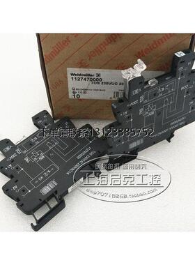 询价1127470000 原装Weidmuller魏德米勒固态底座TOS 230VUC 230V