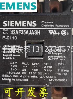询价进口SIEMENS接触器PNE-009F 订货号42AF35AJASH 42BF35AJASI