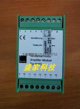 询价正品安全继电器原装正品德国burster波斯特传感器 Typ:9243