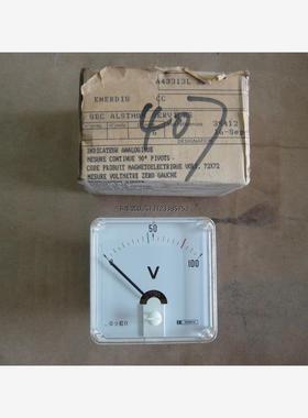 询价电压表 V. METER  1 PCS ENERDIS GEC ALSTHOM  0~100V, 70*7