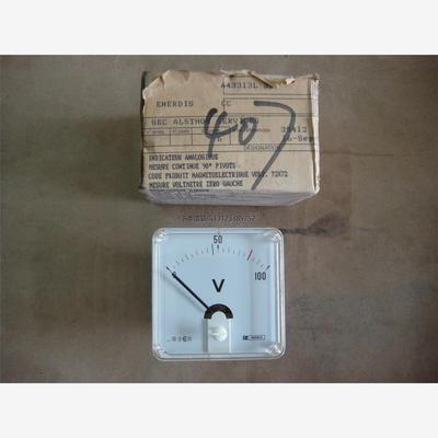 询价电压表 V. METER  1 PCS ENERDIS GEC ALSTHOM  0~100V, 70*7