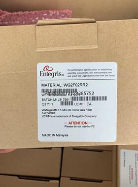 询价美国Entegris英特格过滤器WG2F02RR2原装现货