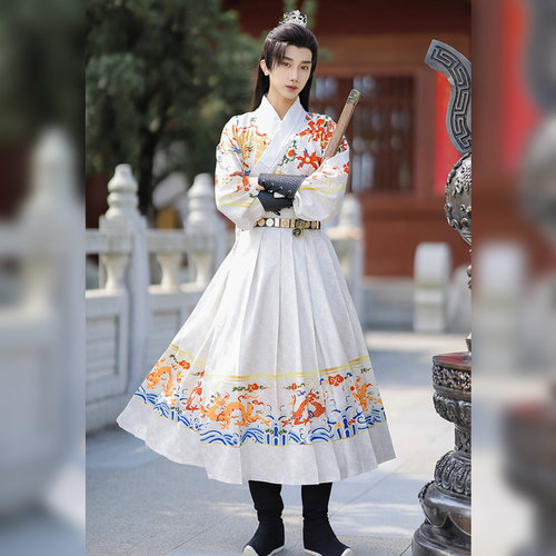 原创明制飞鱼服绣春刀汉服全套