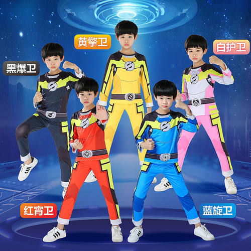 巨神战击队衣服圣诞节儿童铠甲