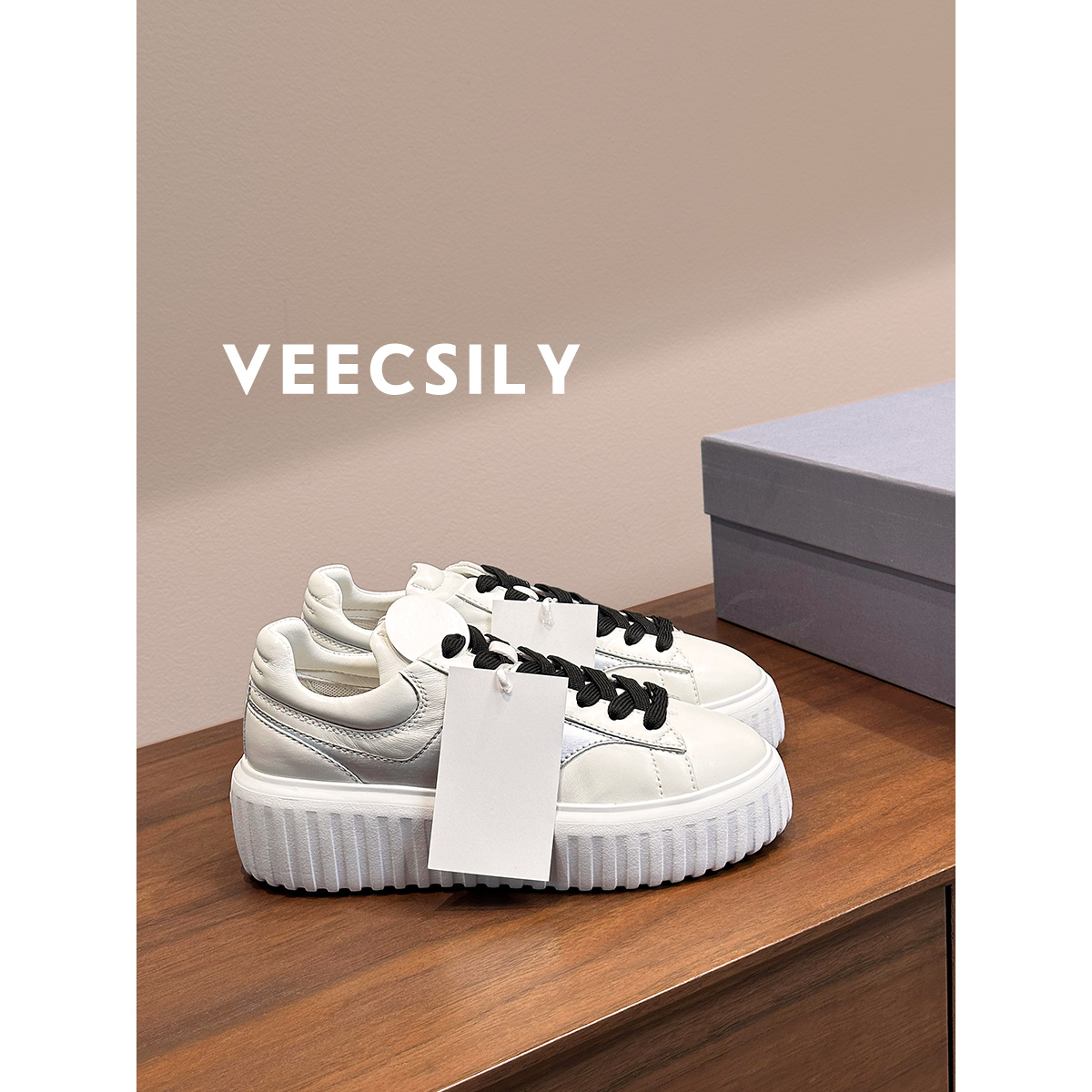 闭眼入~高定扬紫同款渠道货饼干鞋2025新款休闲厚底运动小白鞋女