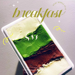 gelato冰淇淋打包盒食品级意大利意式硬质冰激凌保温盒外卖泡沫盒