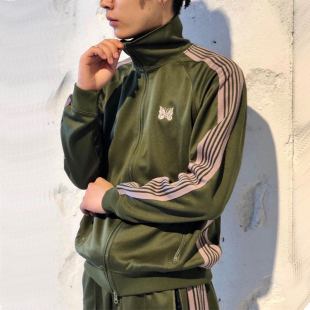 老夫子 NEEDLES 日系 OOTD 小众冷门 刺绣蝴蝶 运动夹克 外套男女