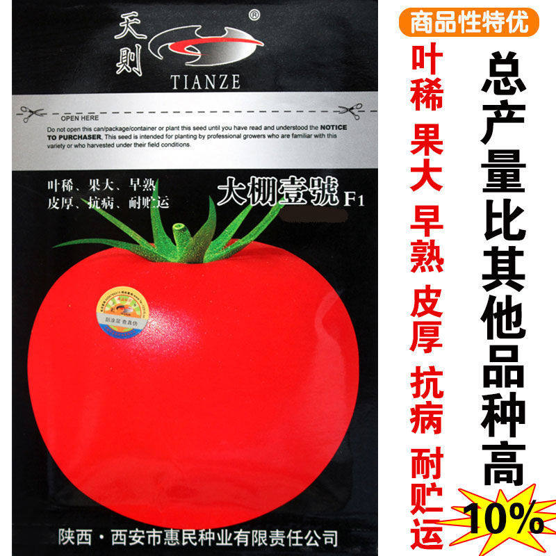 采用番茄籽大棚一号产量高种子