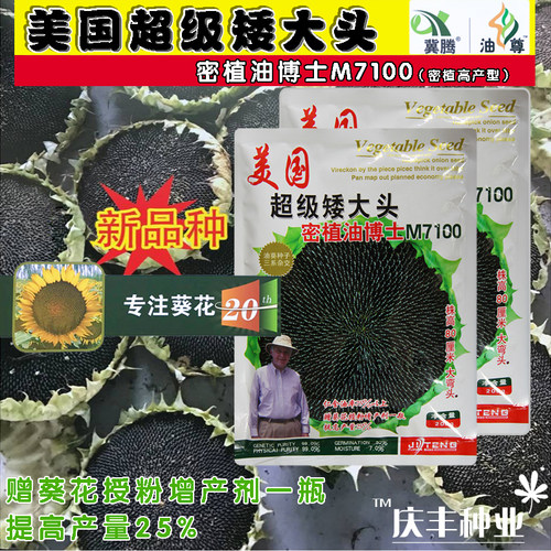 美国种子油葵送授粉增产剂