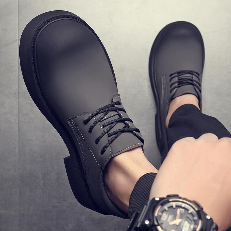 2025新款秋季男士休闲皮鞋