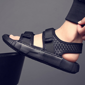 男款 2025春夏新款 外穿拖鞋 凉拖鞋 舒适休闲减震软底透气沙滩凉鞋 男