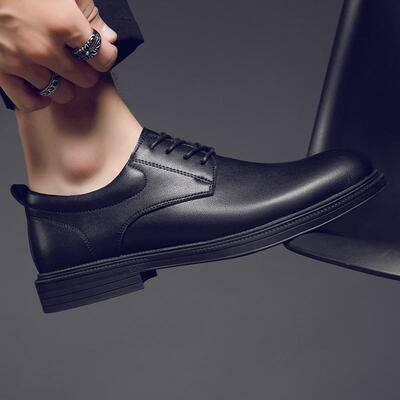 新款男士正装休闲皮鞋