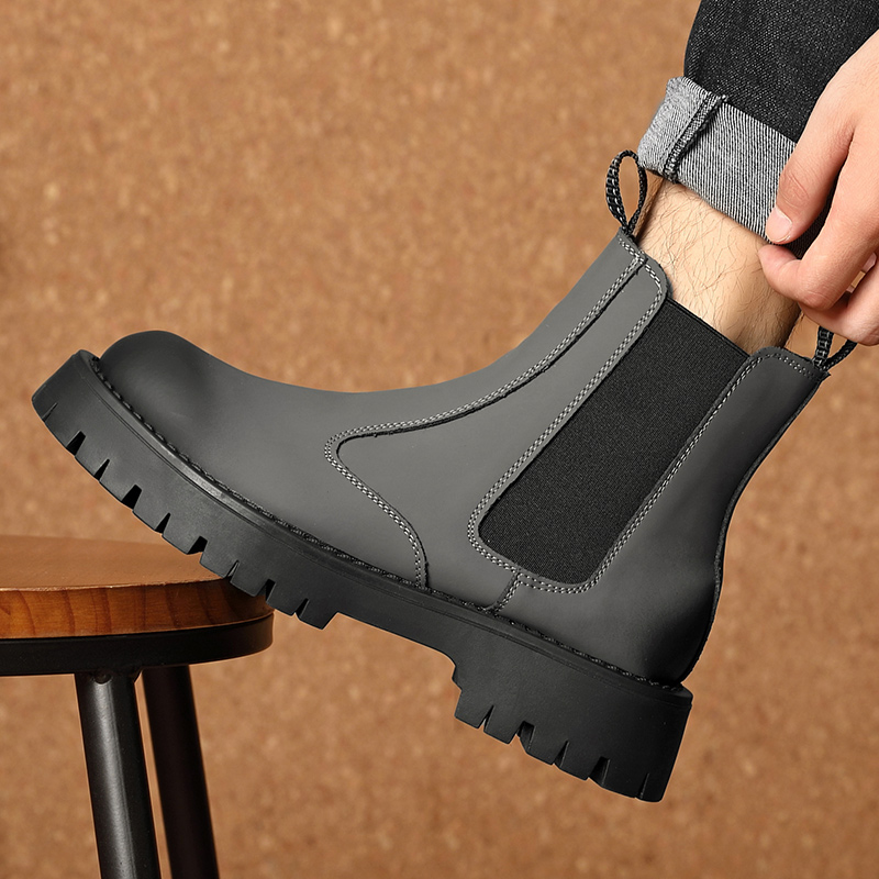 2025新款切尔西靴男长高靴秋冬款