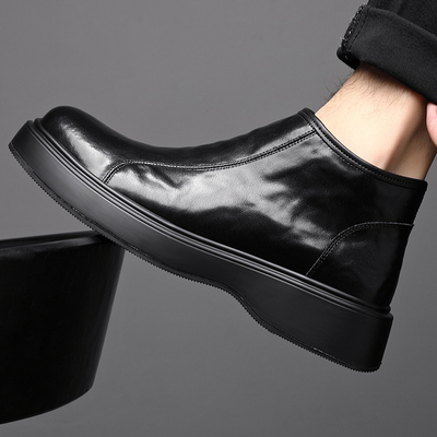 切尔西靴男款秋冬季男鞋真皮靴子