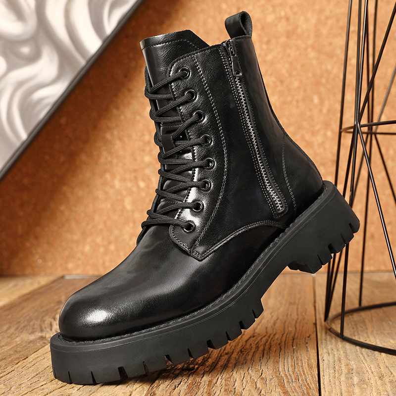 2025新款高帮英伦风马丁靴