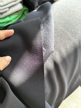 藏蓝色 乱麻加绒自发热 高尔夫 轻薄保暖面料（宽1.6米左右）