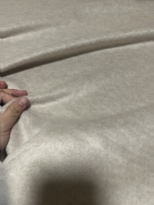 2米 浅色系 顺毛自发热布料 0122面料（宽1.45米左右）