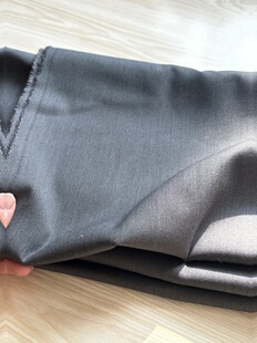 西服布料 抗皱高密 4745时装 面料 深灰色 宽1.45米左右 垂感