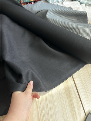 一米 黑色 春秋款 弹力牛仔布料 8588面料（幅宽1.45米左右）