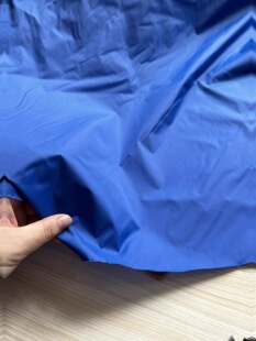 3米 宝石蓝色 羽绒服布料 7617面料（宽1.45米左右）