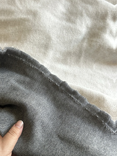 2米 灰色 加厚版 纯棉加绒卫衣布料（部分地区超重不连裁）