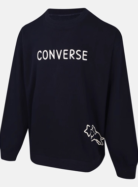 Converse匡威 xNoritake联名小狗男女休闲潮流圆领套头卫衣UCH889