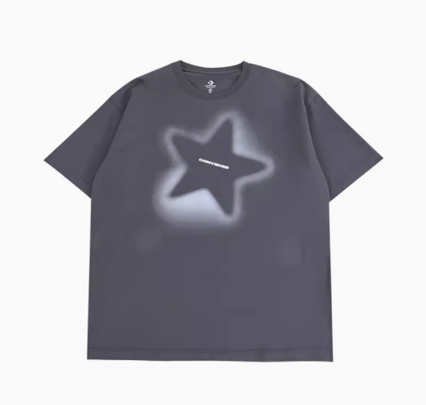 Converse匡威五角星印花男款舒适百搭短袖休闲T恤10027949-A02