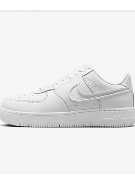 Nike耐克女鞋空军一号白鞋运动鞋AF1dance低帮运动板鞋FJ7409-100